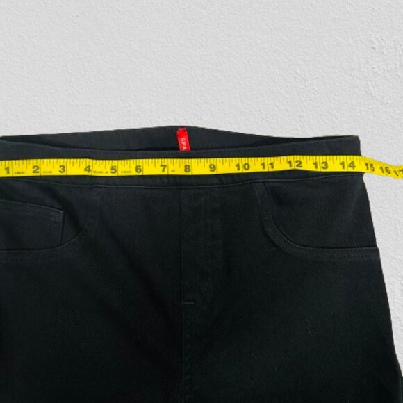 Spanx Black Skinny Sculptured Jeans Pull On Size L - Picture 10 of 11